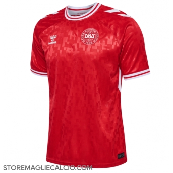 Danimarca Maglia Gara Casa Repliche Europei 2024
